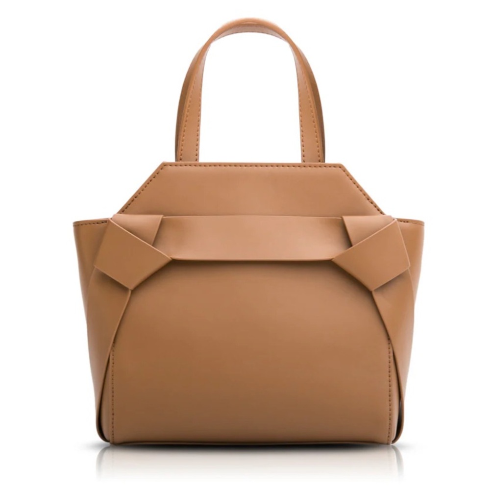 UNITUDE Bambi Crossbody Leather Bag - Tan Brown; NEW